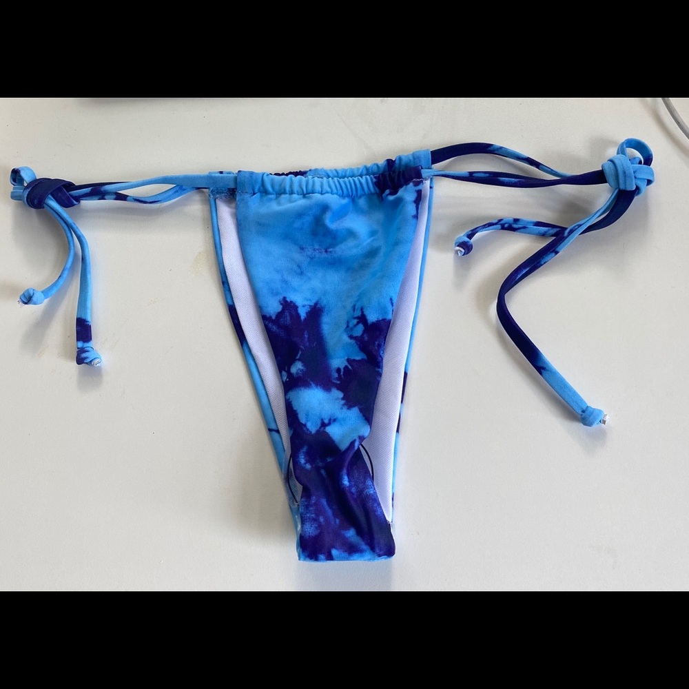 Brand new tie dye thong bikini bottom